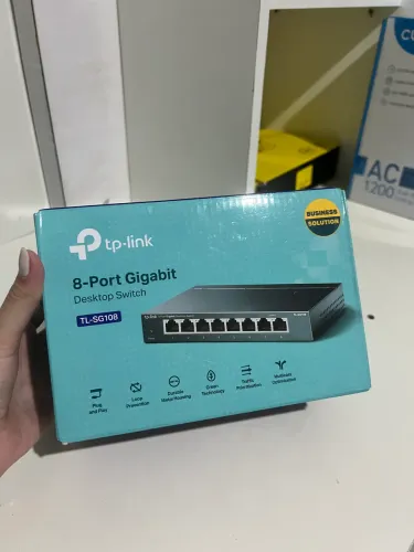 Switch TP-Link TL-SG108 - 8 Portas Gigabit