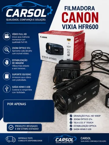Filmadora Canon