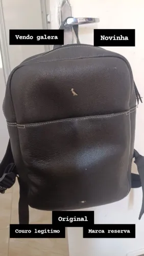 Vendo mochila da reserva original