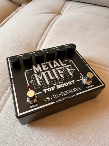 Pedal Distorção Metal Muff Electro-Harmonix Top Boost