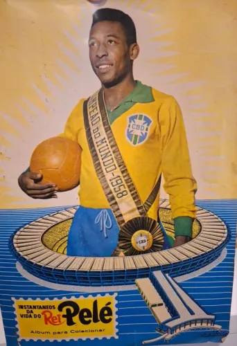 Album Figurinha Instantaneos Rei Pelé - Completo - 1965