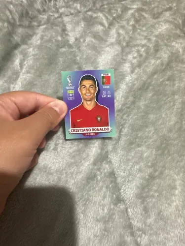 cristiano ronaldo de 2022 original da panini