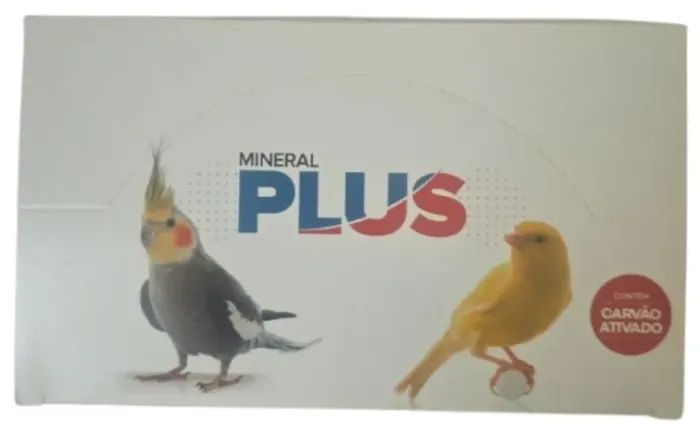Bloco Mineral Plus para pássaros (c/ carvão ativado)