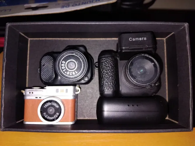 3 mini câmeras digitais funciona de verdade