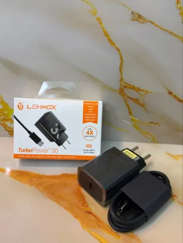 Carregador Turbo Power 30W Tipo-C Novo (Com Garantia)