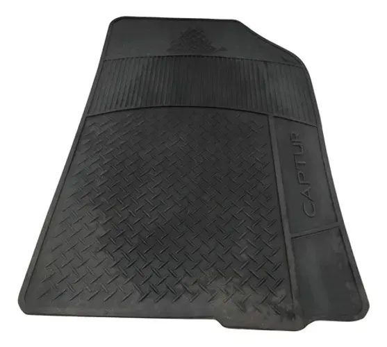Tapete Borracha Passageiro Renault Captur 2019 Preto