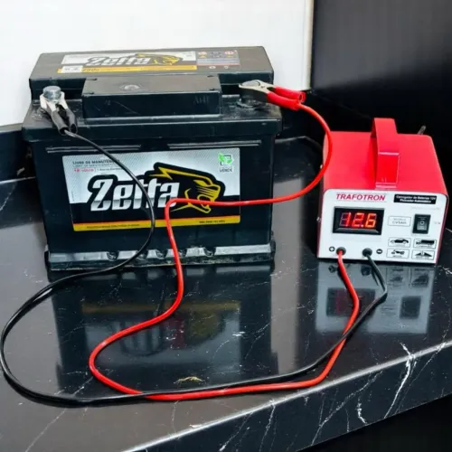 Carregador Bateria carro e moto 12V