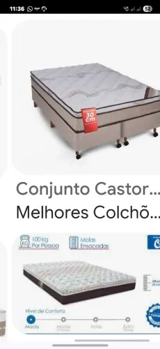 Cama BOX casal.