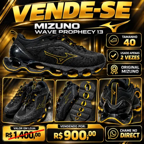 Sapato da mizuno tamanho 40