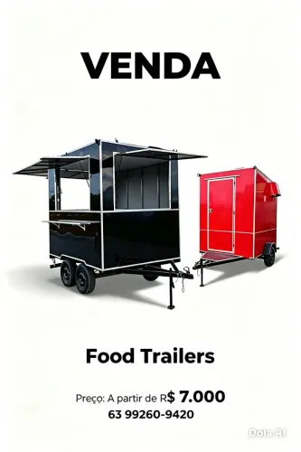 Food trailer de todos os modelos e tamanhos.