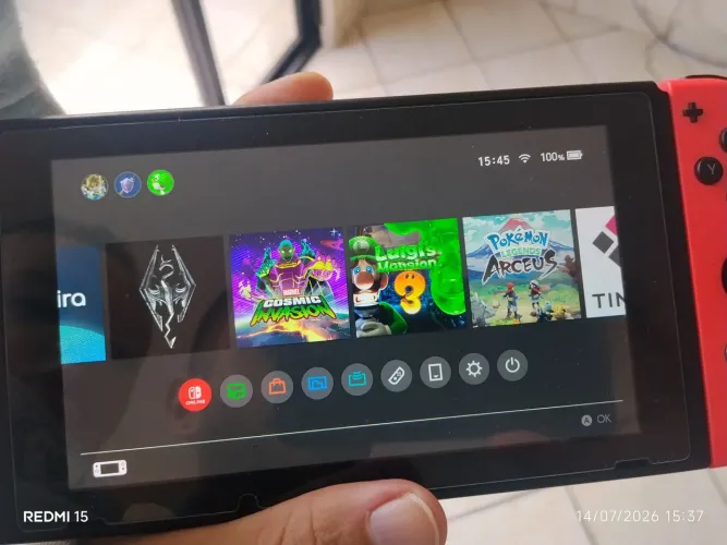 Nintendo suwtch v2 desbloqueado para trocar por pc