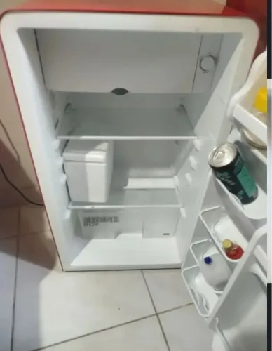 ? Frigobar Midea Retrô Vermelho 95L - Excelente Estado! ?