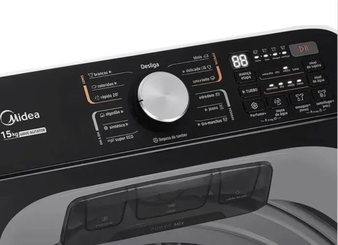 Máquina de lavar roupas 15kg midea 