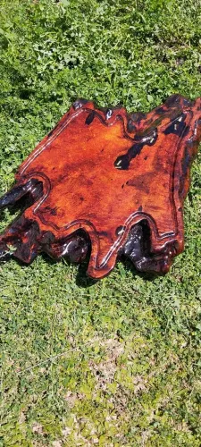 Tábua de carne CHURRASCO Burl de imbuía