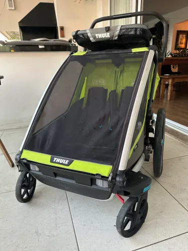 Thule Chariot CAB Duplo + 2 Infant Sling + Bagageiro - Completo