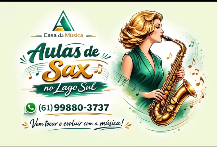 Aulas de saxofone e teoria musical