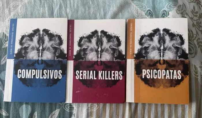 3 Livros - Compulsivos, Psicopatas, Serial Killers. 