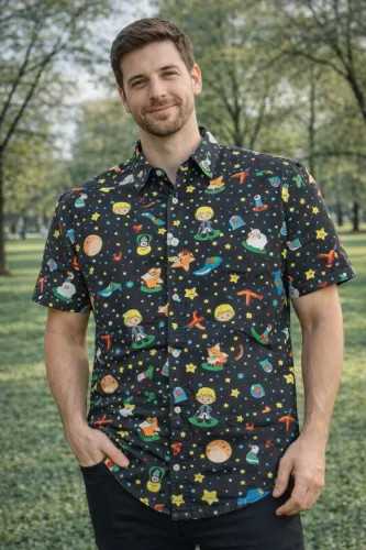 Camisa Masculina Estampa Pequeno Principe 100% Algodão