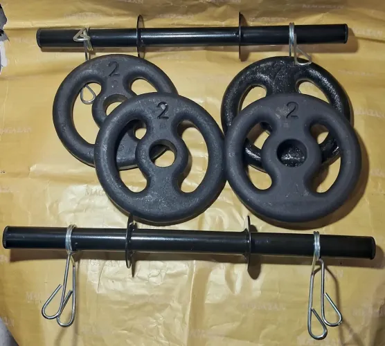 Vende_se 2 halteres de 4kg cada