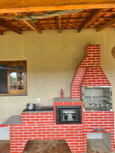 Churrasqueira fogão e forno 