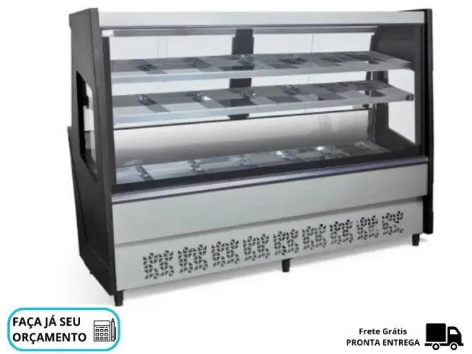 Balcão de Açougue Avícola 2M Preto 220v Polar
