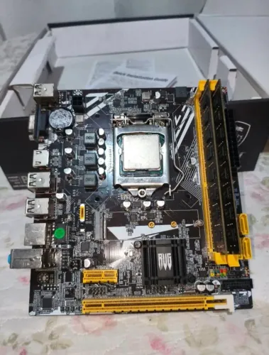 I7 3 geração placa mãe h61 16 de ram 1600mhz mais fonte onepower power 600w
