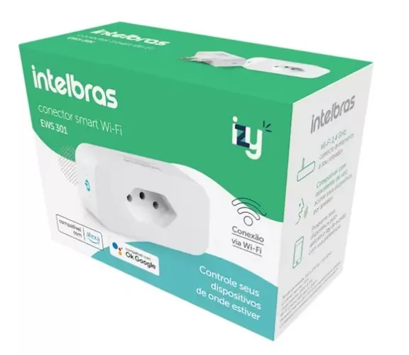 Conector Inteligente Smart Ews 301 Intelbras Wi-fi 2,4 Ghz: