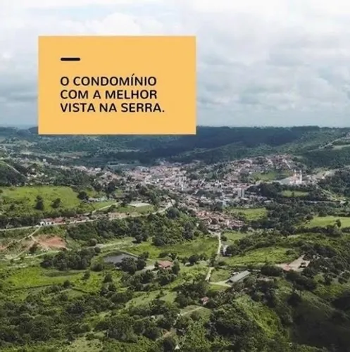 Excelente Lote no Jardim Imperial, melhor Condomínio de Campo em Bananeiras 