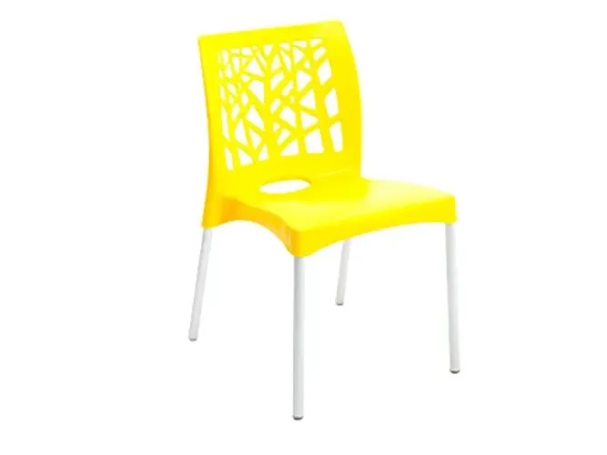 Cadeira Nature Amarelo Até 12x - Frete Grátis