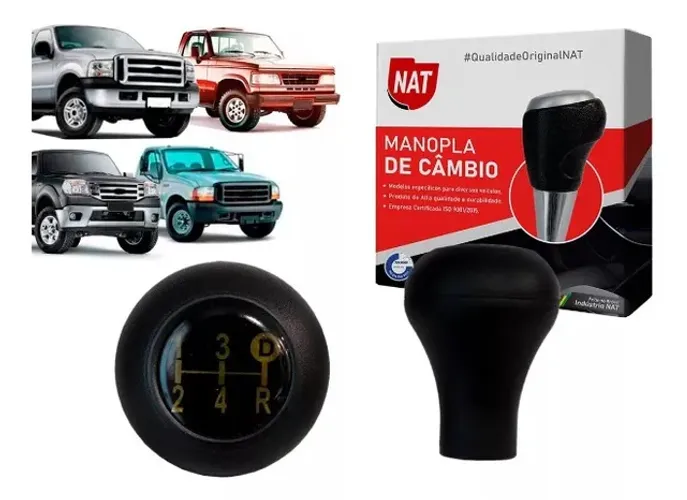Manopla de Câmbio F250 1999 Até 2011 E F350 2000 Até 2016