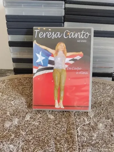 Dvd Teresa Canto - De Corpo e Alma - Ao vivo . Em bom estado de conservação.
