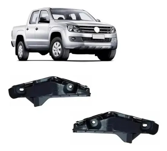 Par Guia Suporte Parachoque Amarok 2011 A 2015 Dianteiro
