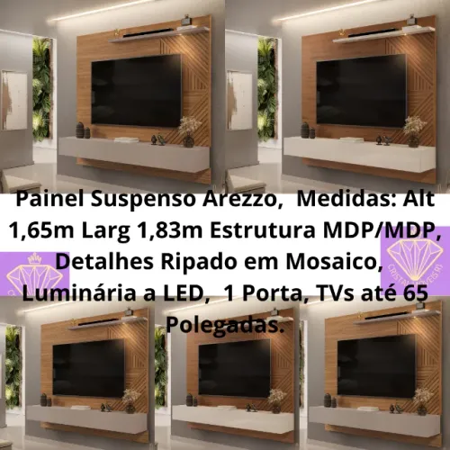 Painel Suspenso Arezzo TVS até 65 SR