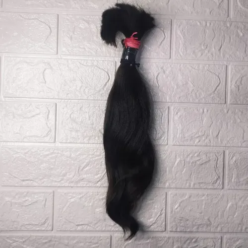 Cabelo Humano 35cm 126g 5,00 Castanho Claro, Leve Ondulado, Regional