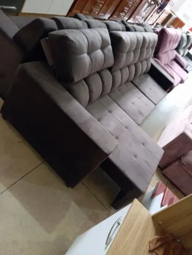 SOFA RECLINÁVEL E RETRÁTIL NOVO,