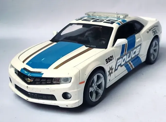 Miniatura Chevrolet Camaro Ss Rs 2010 Polícia Maisto 1/24