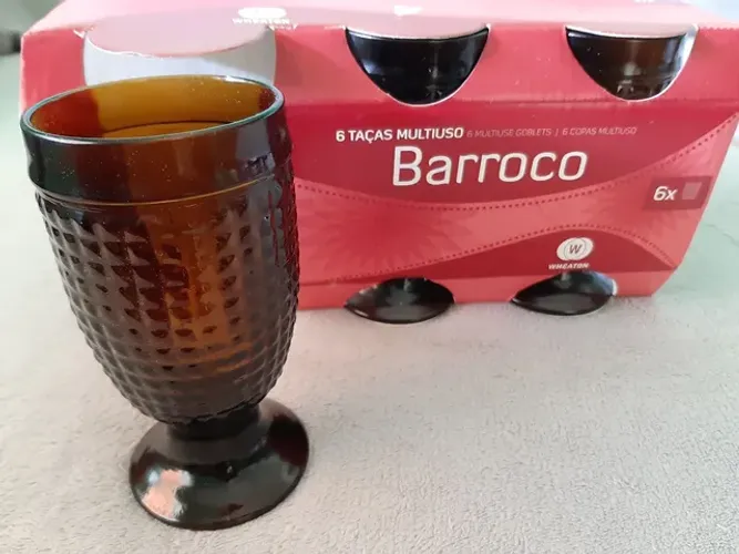Jogo com 06 taças multiuso BARROCO