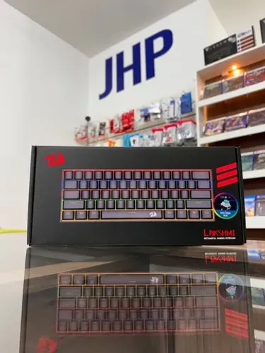 Teclado Gamer Mecânico Lakshmi 60% Preto RGB Rainbow Switch Azul | Parcela S/ Juros 