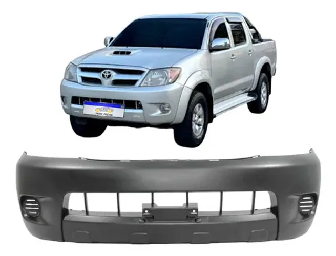 Parachoque Dianteiro Toyota Hilux 2005 2006 2007 2008 Novo