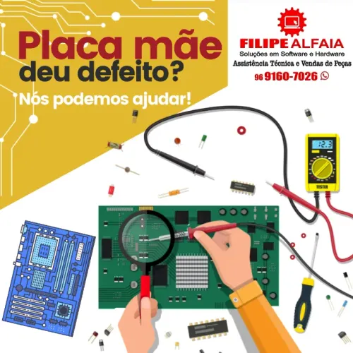 Manutenção Reparo Recuperação e Venda de Placas Mãe