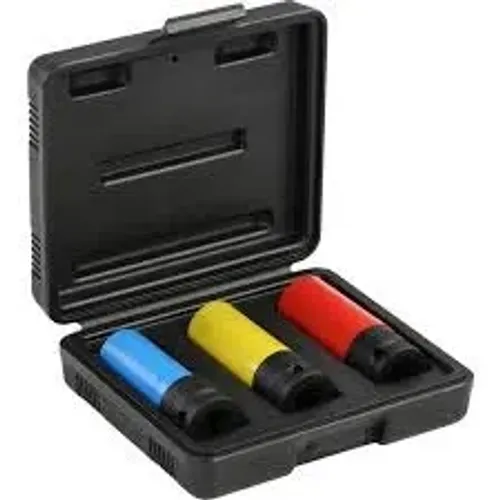 Jogo de Soquete Gedore Impacto Sextavado 1/2Pol 17-21MM C/3Pcs 