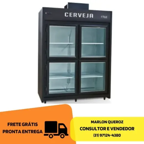 Cervejeira Minicâmara 30 Caixas 4 Portas De Vidro Polar 220v
