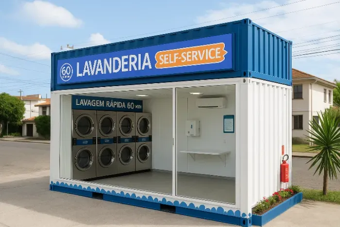 LOJA CONTAINER - LAVANDERIA