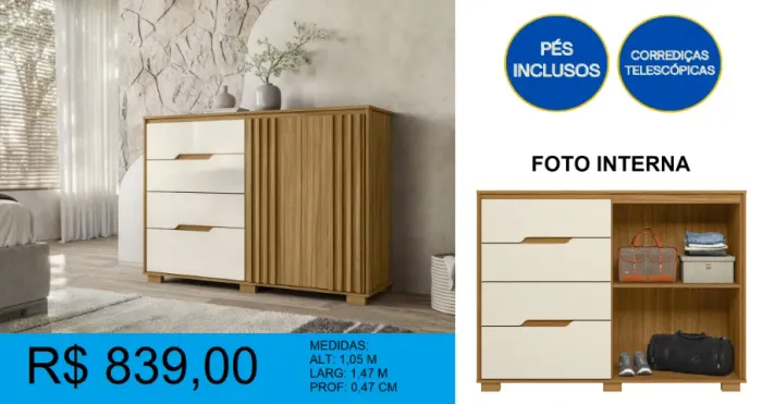 Comoda ripada de otima qualidade - a pronta entrega