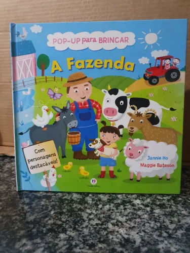 Pop-up para brincar A Fazenda com personagens destacáveis