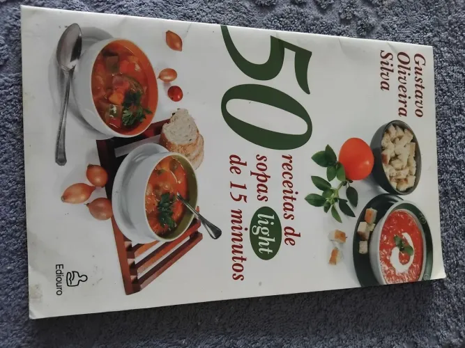 Livro 50 Sopas Light de 15 minutos