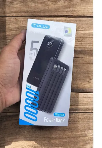 Carregador portátil iPhone, Tipo C e v8 10 mil mAh - Entrega a domicílio