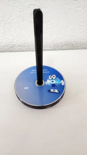 Suporte para guardar (tipo palito) DVD/CD - Kit com 3 peças  - R$ 12,00