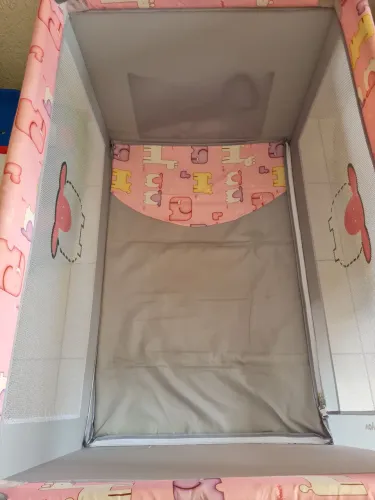  Voyage, Berço Portátil Funny, Rosa<br>