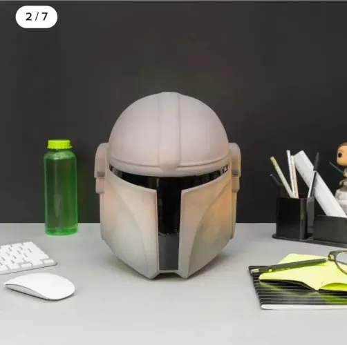 Luminária de Mesa Mandalorian - Star Wars